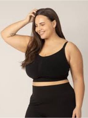 Kindred Bravely Sublime Bamboo Hands-Free Pumping Lounge & Sleep Bra - 2X Busty